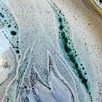 Rob Bibby - Large Crocus Plate, Hand Made Ceramic - Primrose Gallery and Framing 