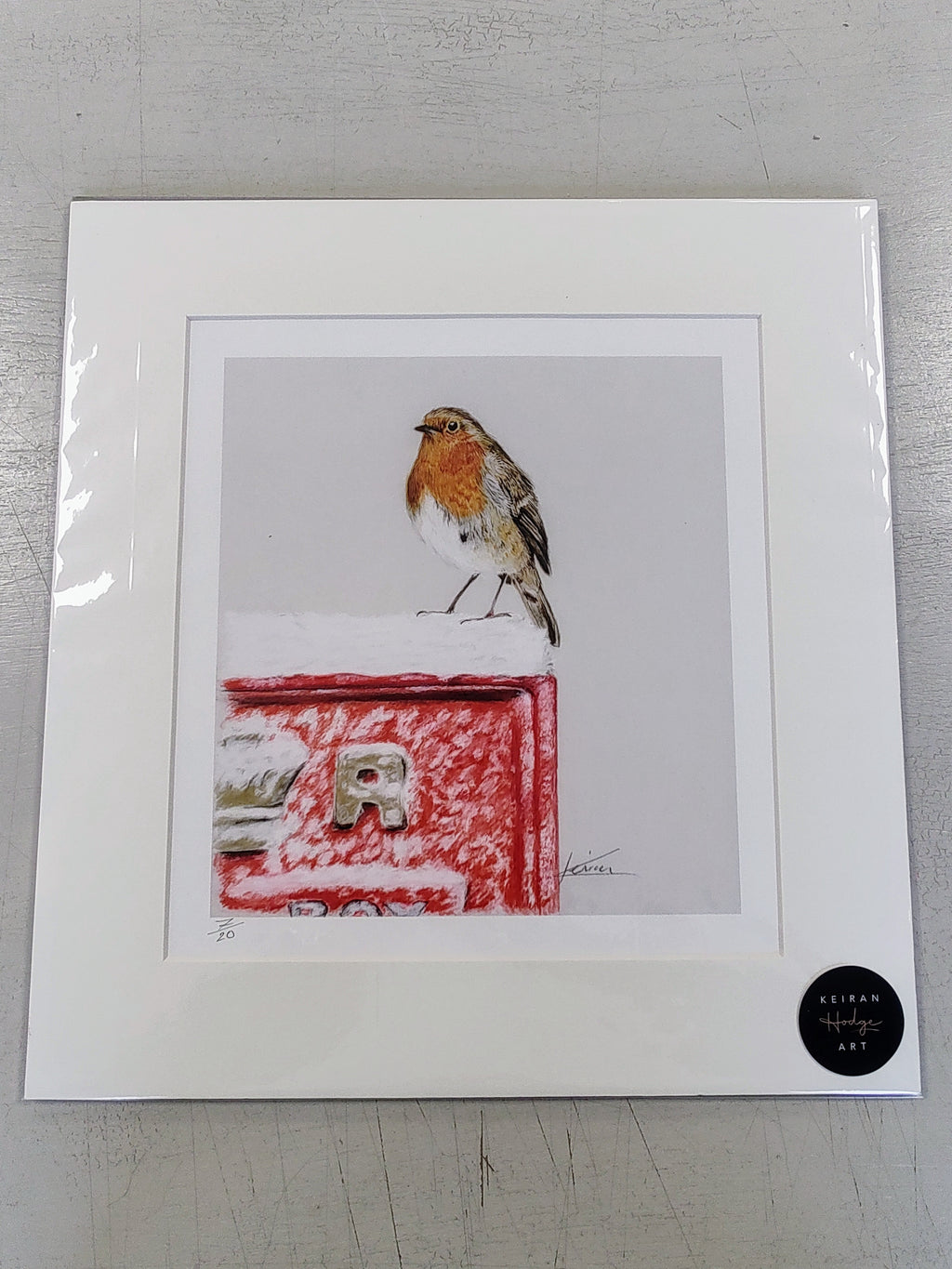 Keiran Hodge- Christmas Delivery, Limited Edition mounted Print - Primrose Gallery and Framing 