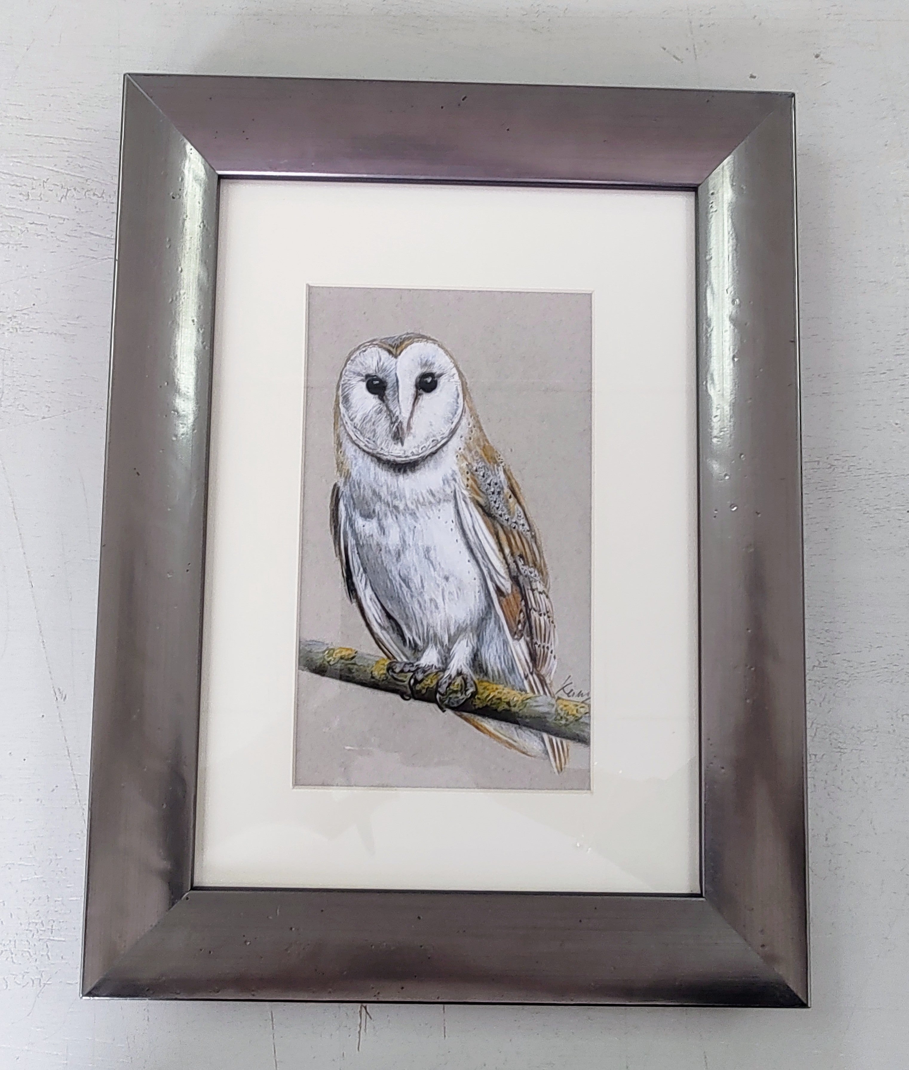 Keiran Hodge- Barn Owl, Framed Limited Edition Print - Primrose Gallery and Framing 
