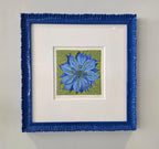 Julia Thompson - Nigella Damascona, Framed Limited Edition Lino Print - Primrose Gallery and Framing 