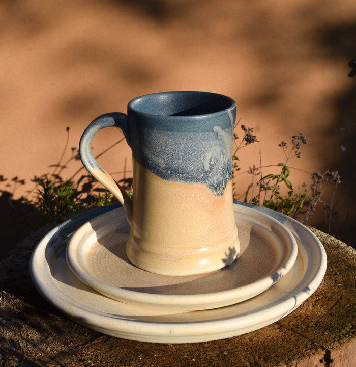 Richard Gibson- Coastal Tankard, Ceramic Large Mug