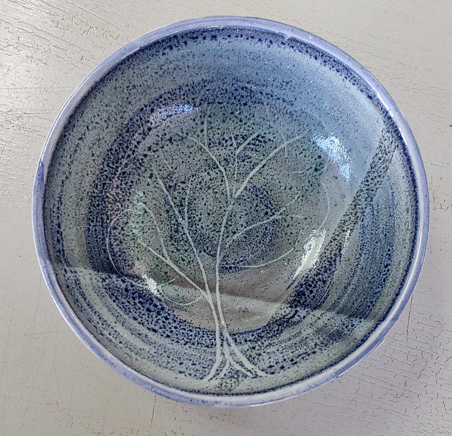 Rob Bibby- Bowl, Ceramic Hand Made Bowl, Small #3 Tree
