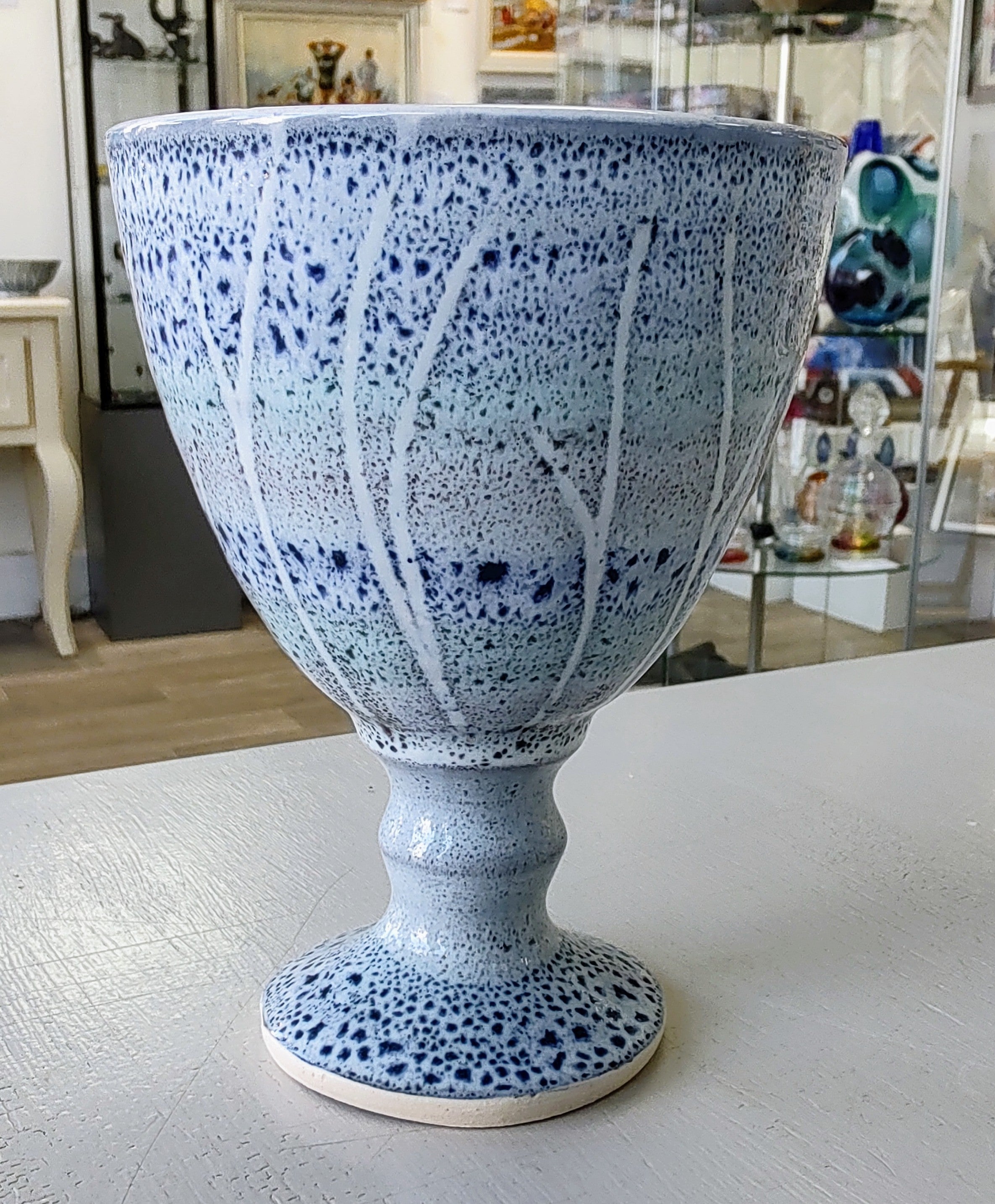 Rob Bibby- Goblet. Ceramic Hand Made Goblet #3 - Primrose Gallery and Framing 
