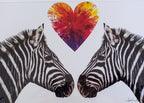 Sophie Bliss Kilpatrick- Zebra Love, Mounted Print - Primrose Gallery and Framing 