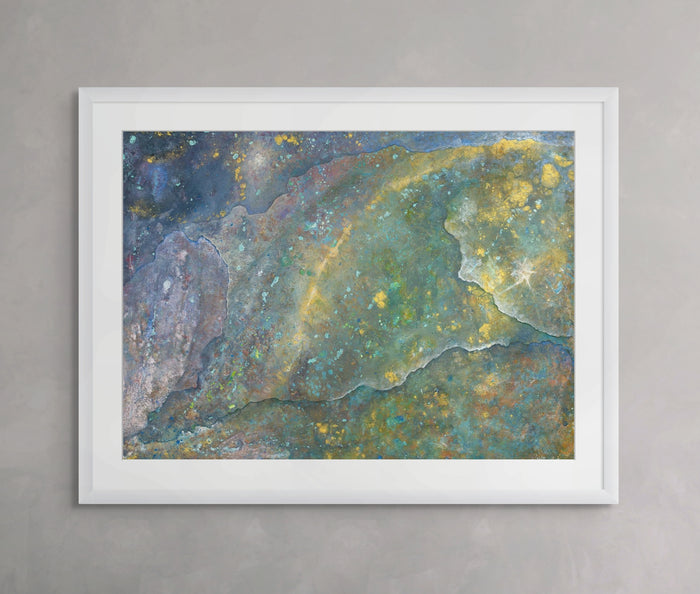 Iris Grace - The World Beyond Those Curtains ORIGINAL Framed