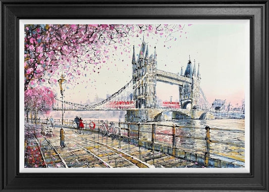Nigel Cooke - Towers Under the Blossom, Limited Edition Framed Print