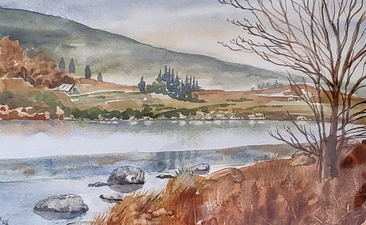 Xuan Thanh- North Wales, Original Mounted Watercolour