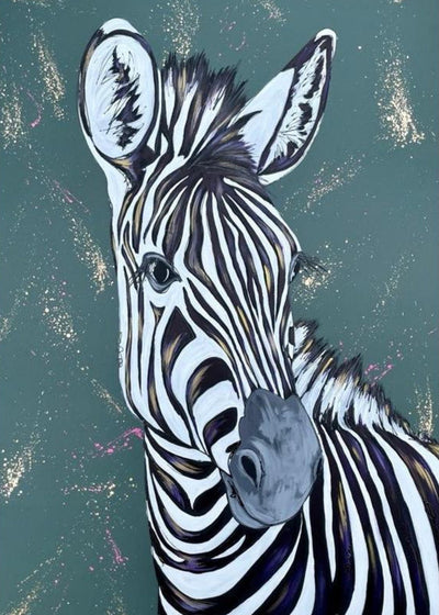 Amy Louise - Zany Zebra - Primrose Gallery and Framing 