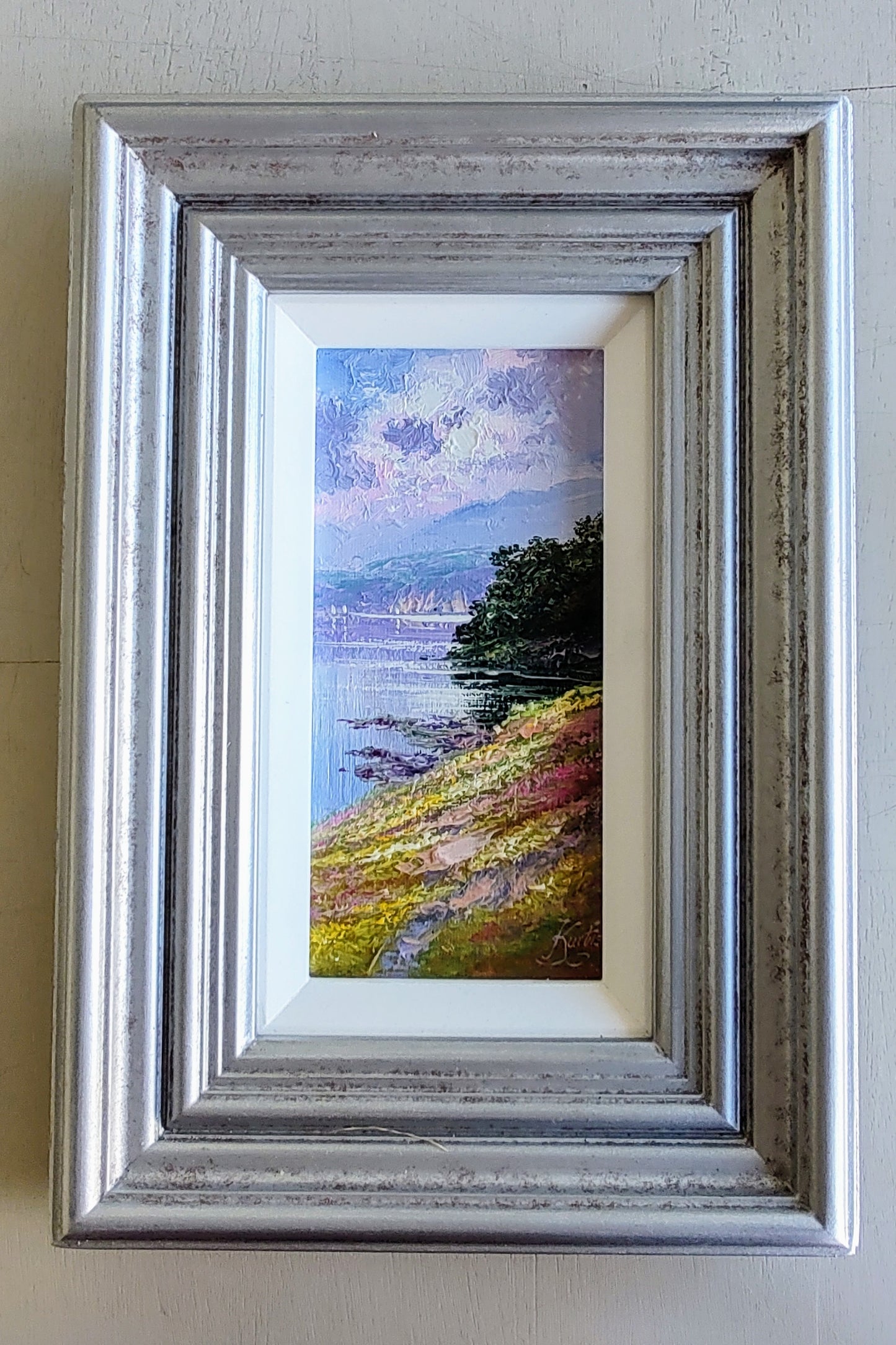 Andrew Grant Kurtis- Ullswater, lake District, Original Framed Oil on Board