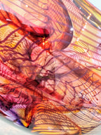 Bob Crooks-Mini Mosaic, Unique Hand Blown British Glass Bowl - Primrose Gallery and Framing 