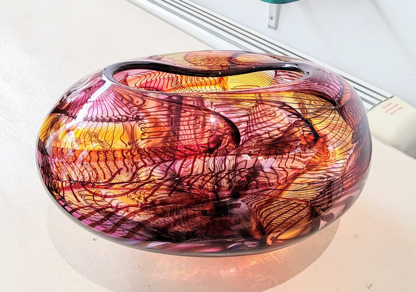 Bob Crooks-Mini Mosaic, Unique Hand Blown British Glass Bowl