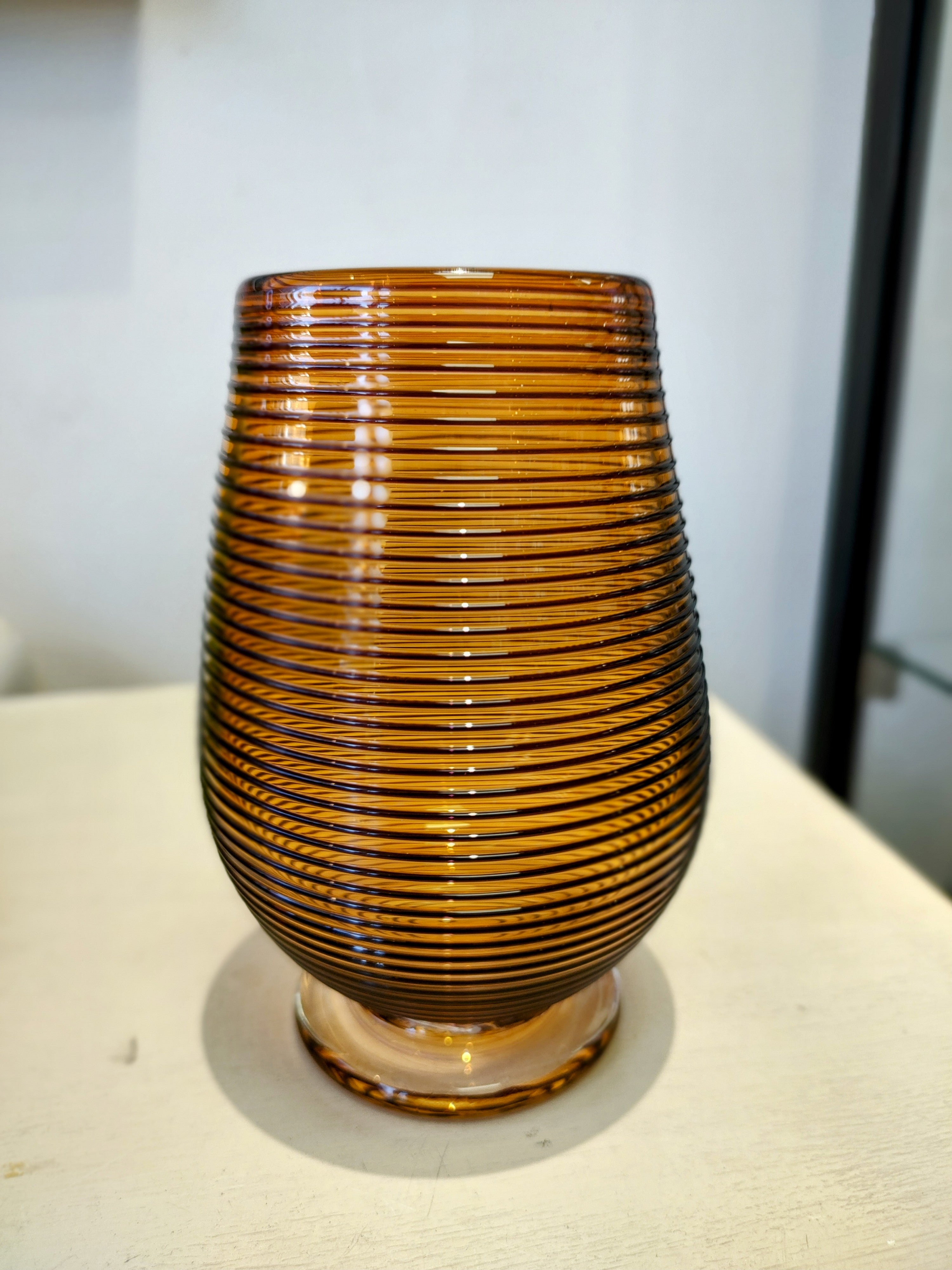 Bob Crooks- Hand Blown British Glass Venetian Spiral Tumblers - Primrose Gallery and Framing 