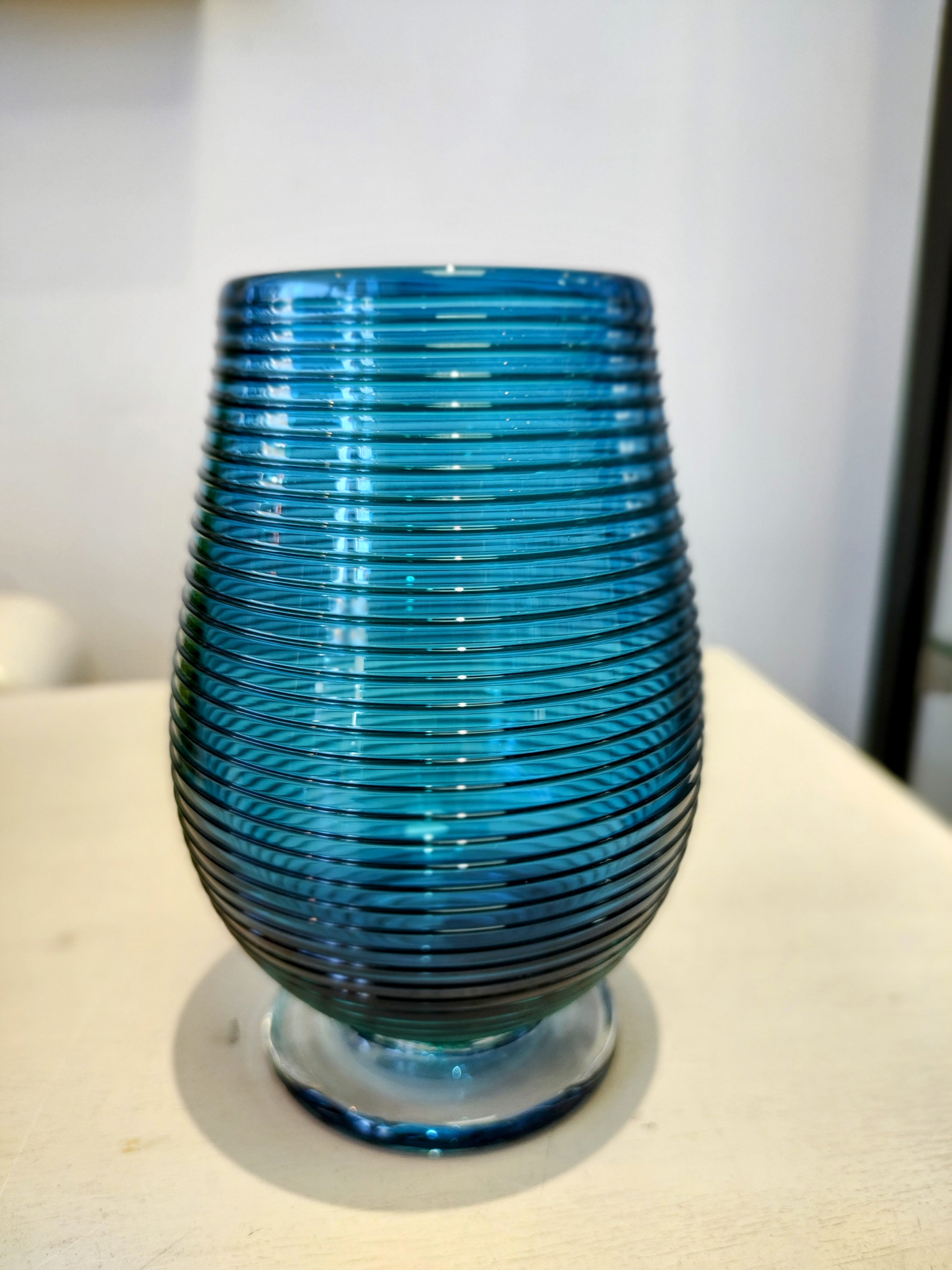 Bob Crooks- Hand Blown British Glass Venetian Spiral Tumblers - Primrose Gallery and Framing 