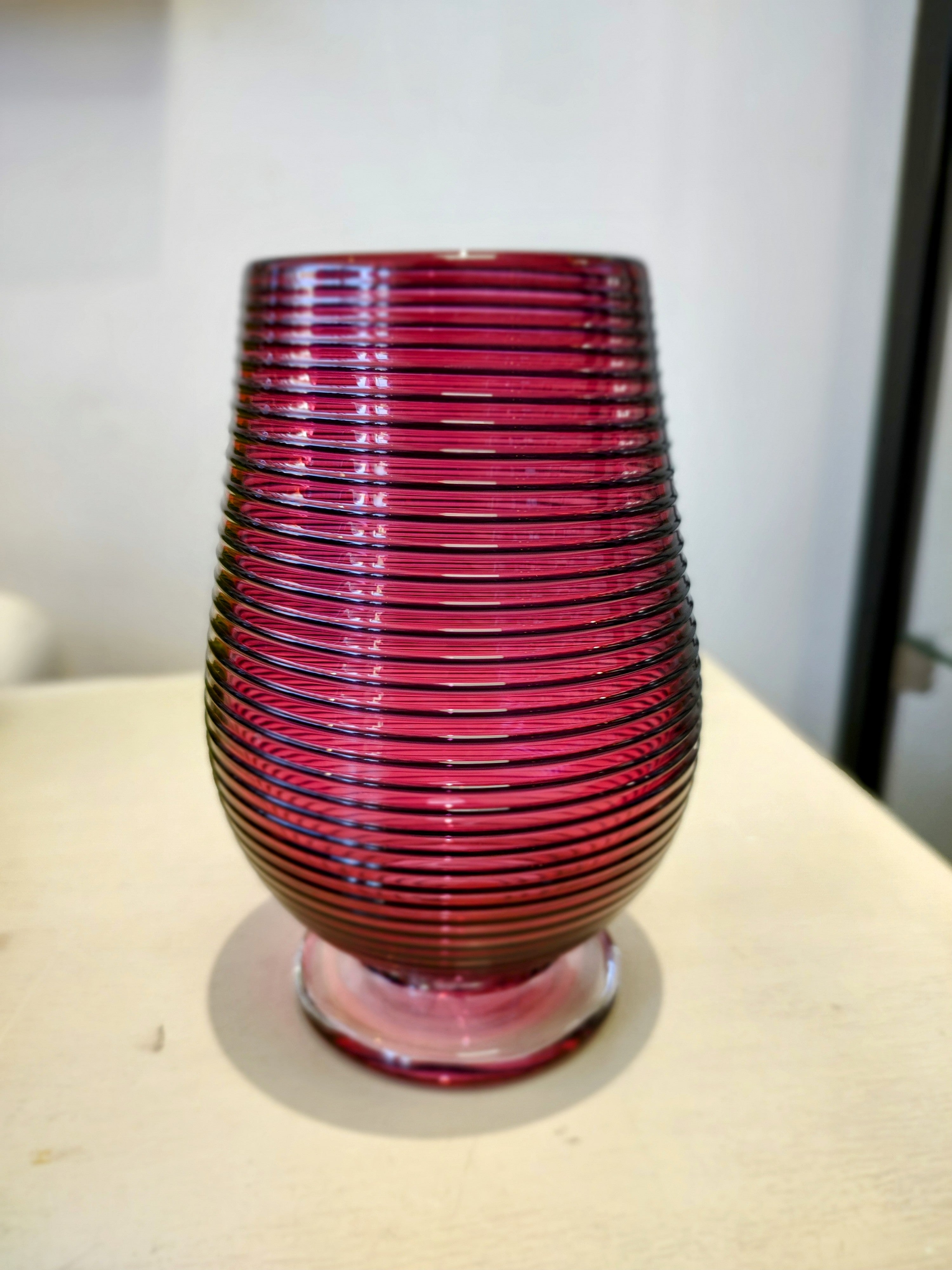 Bob Crooks- Hand Blown British Glass Venetian Spiral Tumblers - Primrose Gallery and Framing 