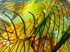 Bob Crooks-Mini Mosaic, Unique Hand Blown British Glass Bowl, Green - Primrose Gallery and Framing 