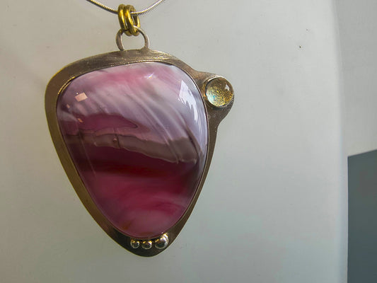 Tracy Chamberlain - Hibiscus Statement Silver Necklace