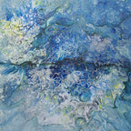 Iris Grace - Over the Mountains, Over the Sea ORIGINAL Framed - Primrose Gallery and Framing 