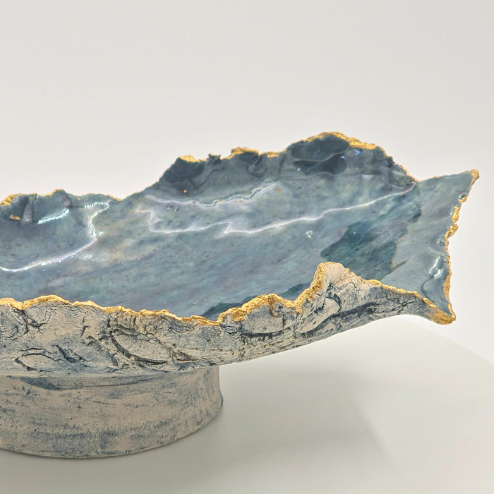 Emma Saul — Blue Bark Platter
