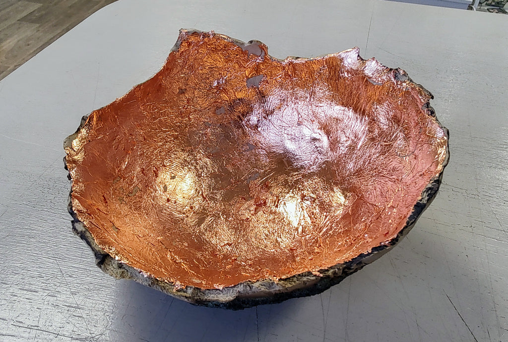 Emma Saul - Dragon Egg textured Ceramic Bowl #2 - Primrose Gallery and Framing 