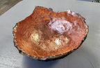 Emma Saul - Dragon Egg textured Ceramic Bowl #2 - Primrose Gallery and Framing 