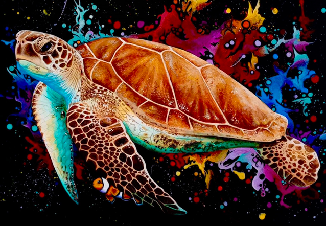 Sophie Bliss Kilpatrick- Finding Nemo, Mounted Limited Edition Print