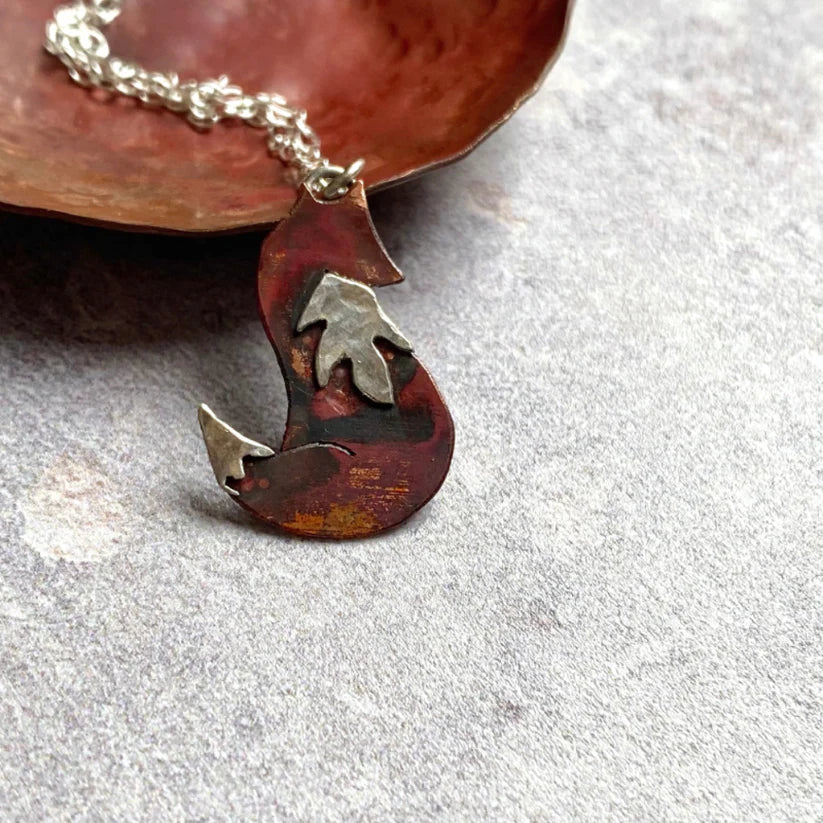 Zoe Ruth - Copper Fox Necklace – Primrose Gallery and Framing