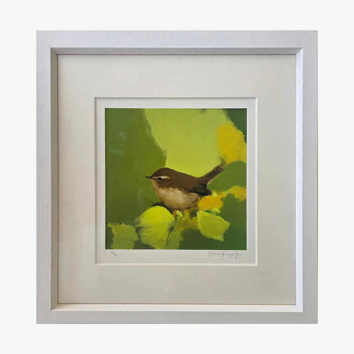 Heidi Langridge - Chiff Chaff in Lush Greens - Limited Edition Print