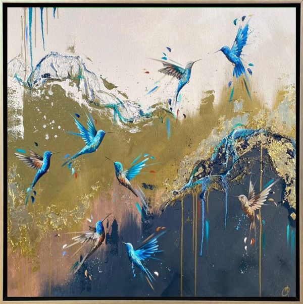 Mellisuga - Sapphire Feathers II