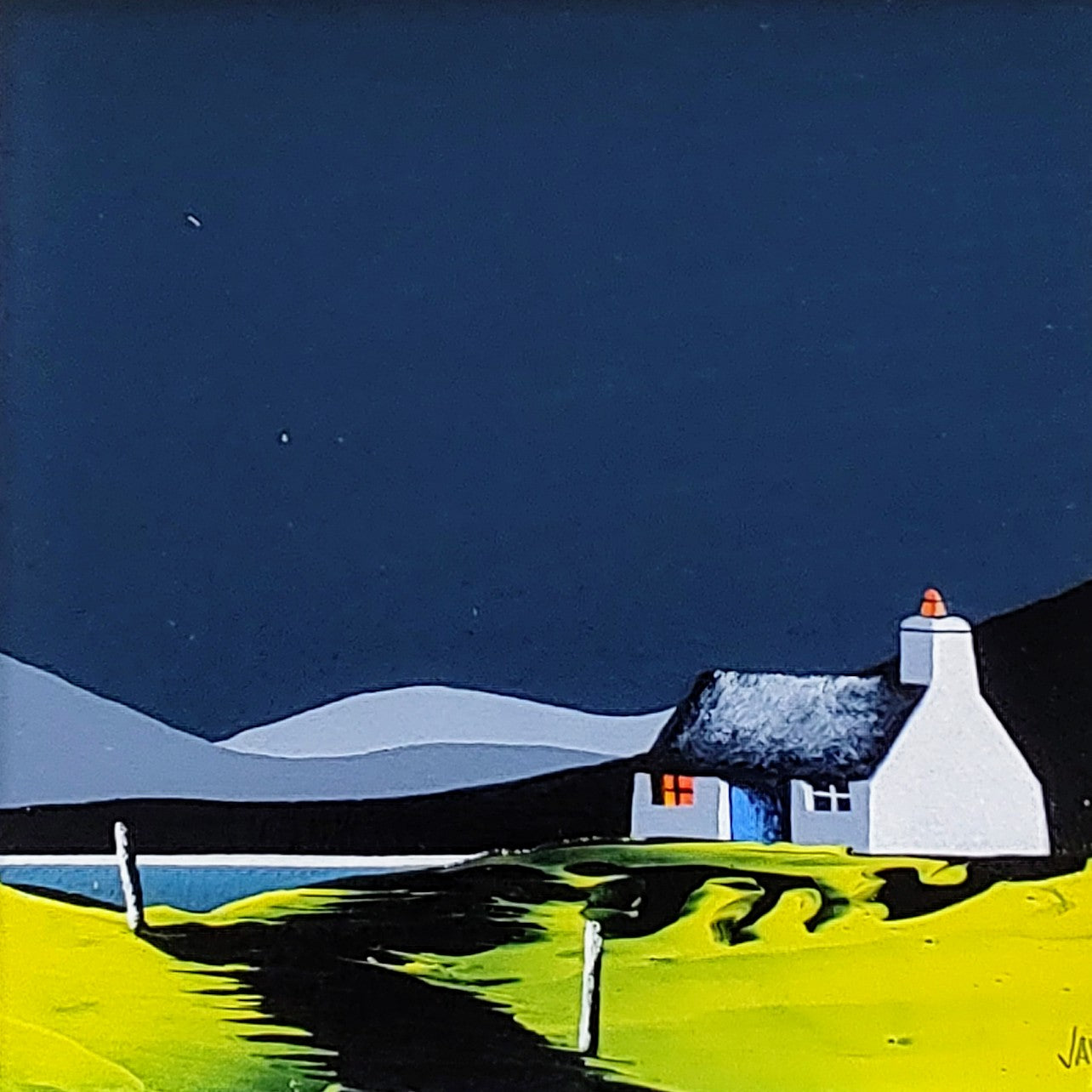 Jay Nottingham- Angel Cottage, Framed Original Painting
