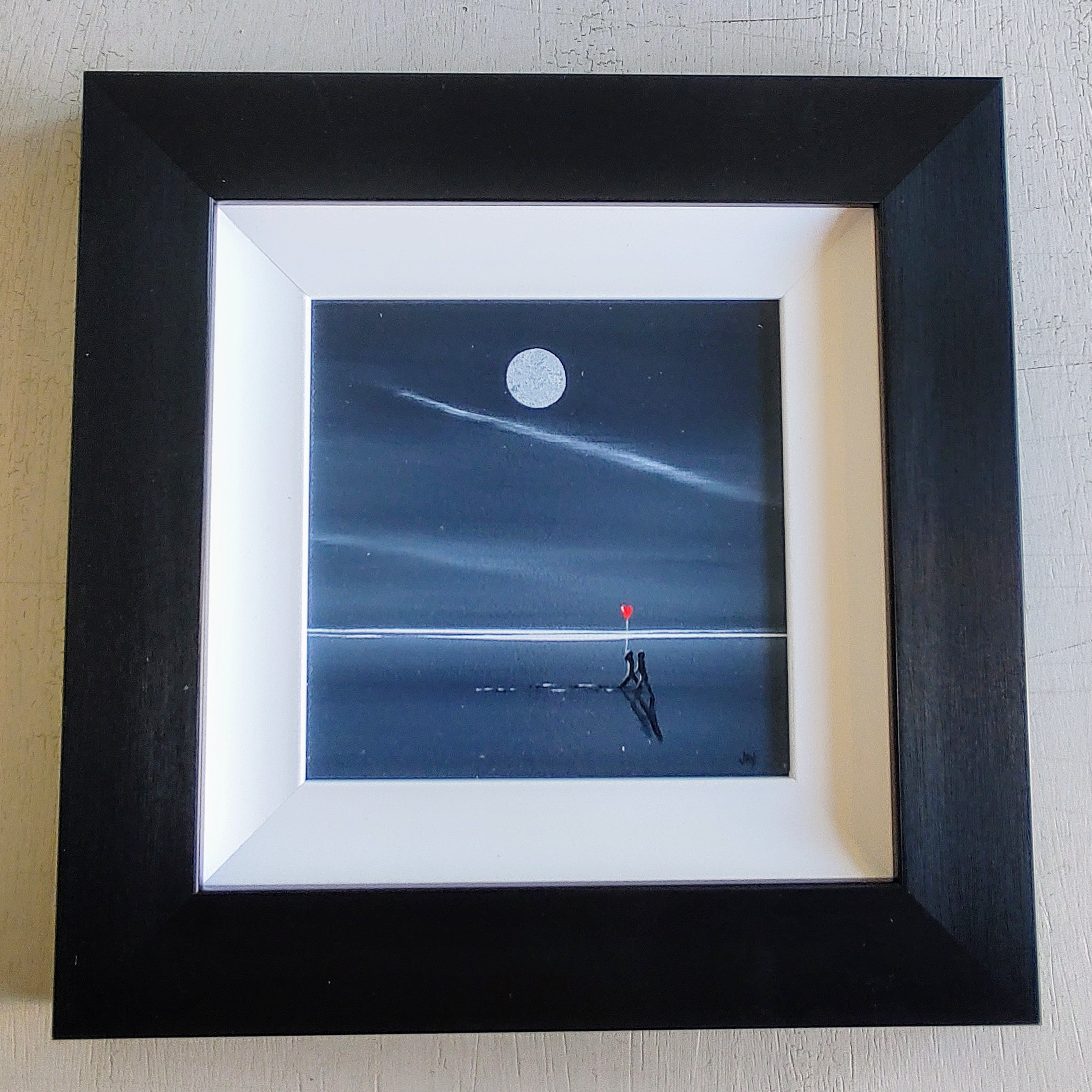 Jay Nottingham- Trails on the Sand. Original Framed Oil on Board - Primrose Gallery and Framing 