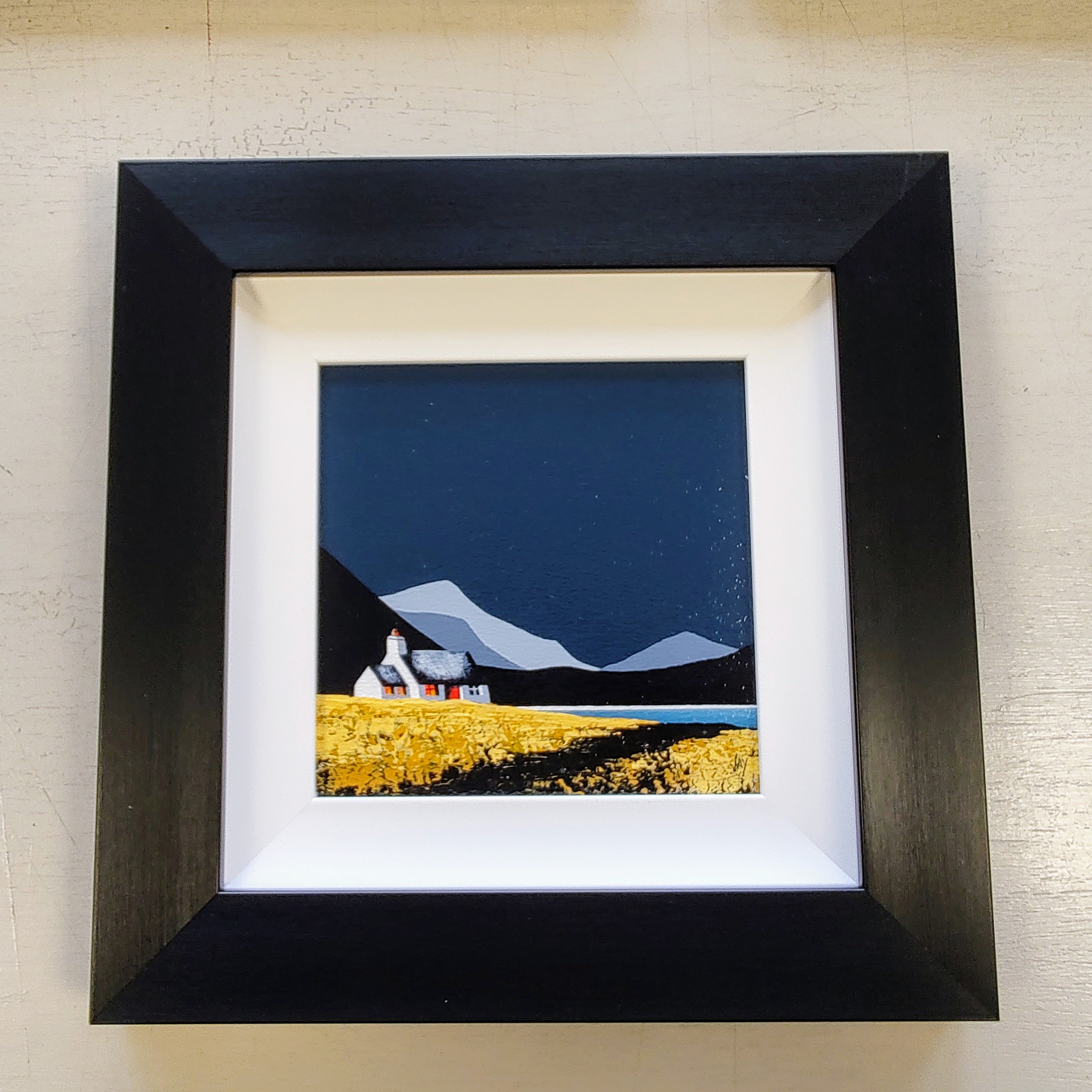 Jay Nottingham- Coral Cottage, Framed Original Painting - Primrose Gallery and Framing 
