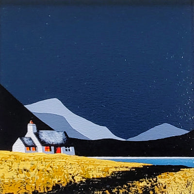 Jay Nottingham- Coral Cottage, Framed Original Painting - Primrose Gallery and Framing 