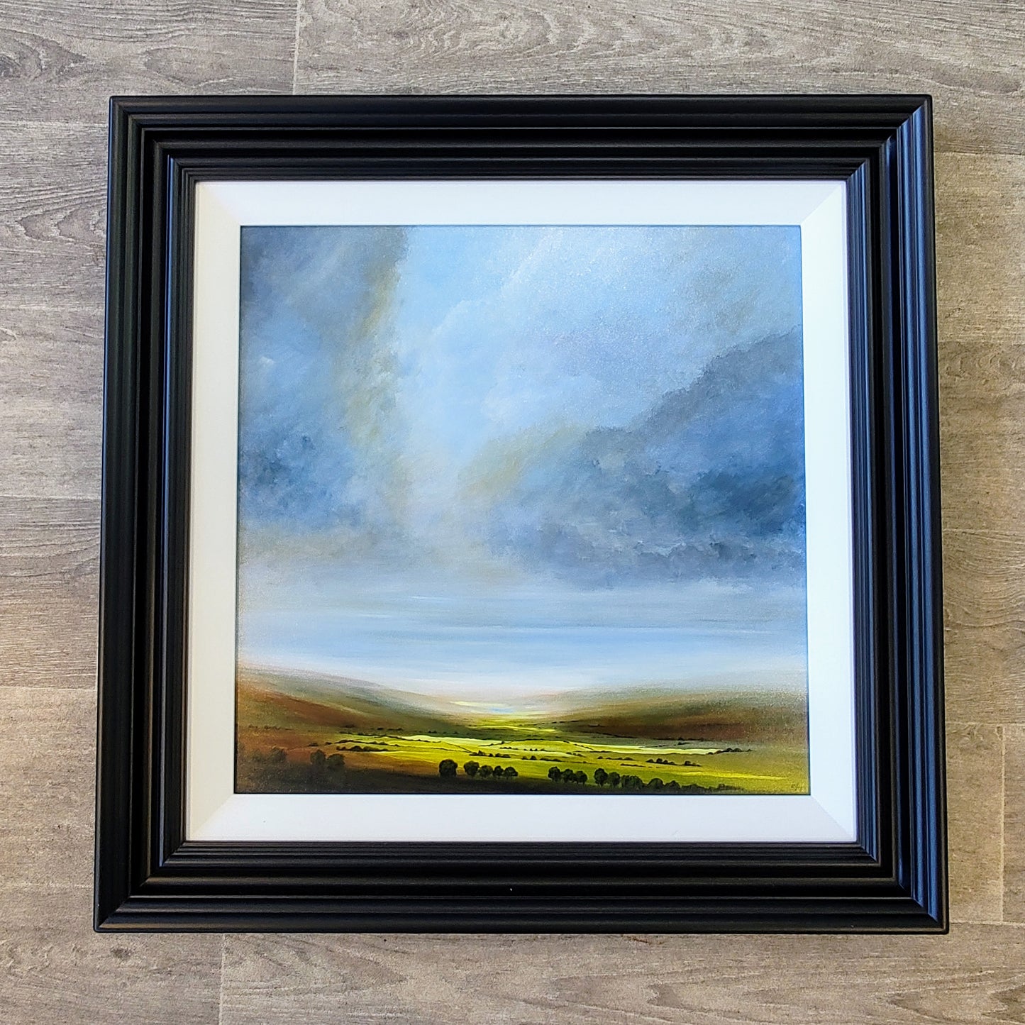 Jay Nottingham- Valley View, Original Framed Oil on Board