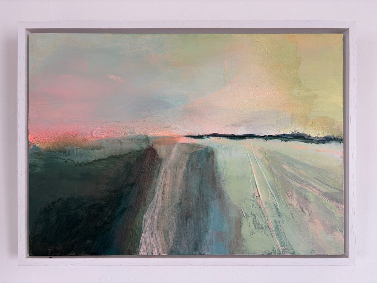 Winter Light by Joy Gosney, shown in its frame