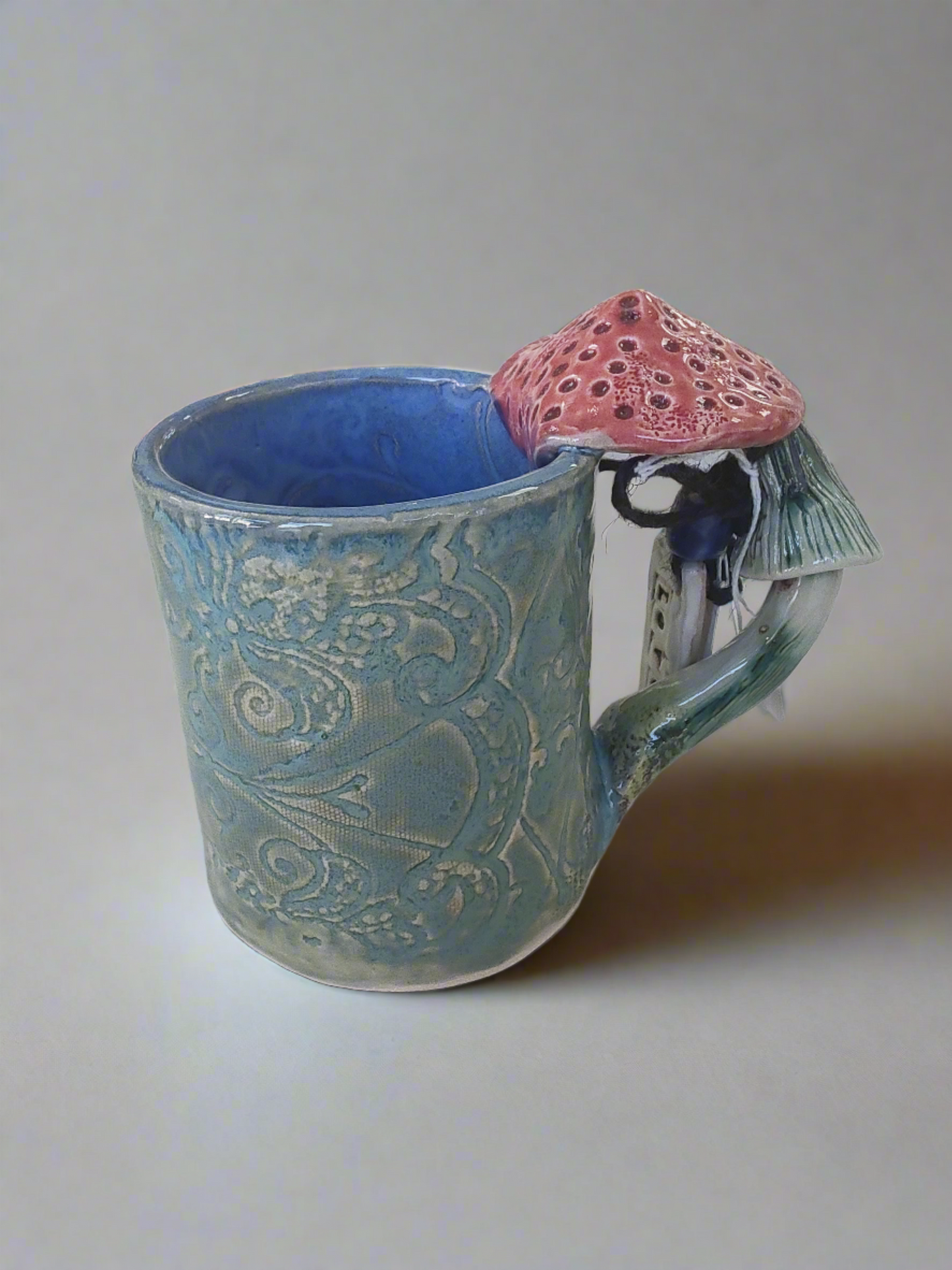 Marika Du Plessis- Toadstool Coffee Mug, Green