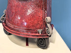Stonesplitter- Medium Red Raku Clock - Primrose Gallery and Framing 