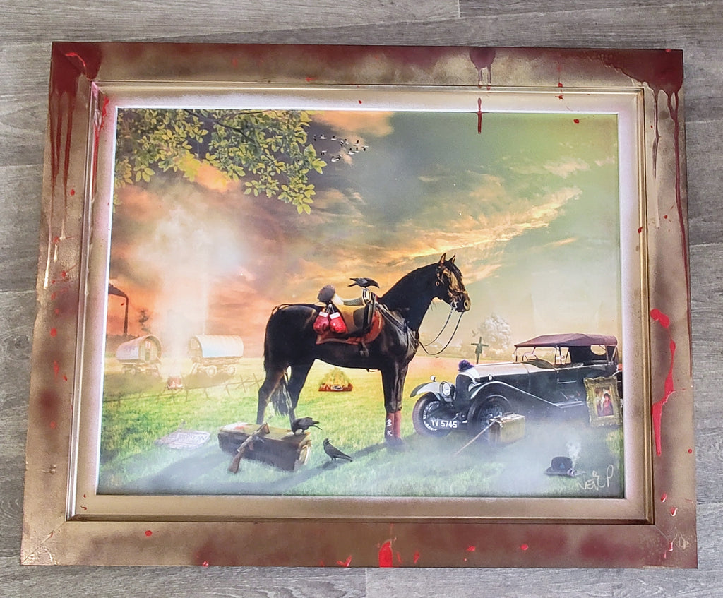 Neil Pengelly- Peeky Blinders, Embellished Framed print - Primrose Gallery and Framing 