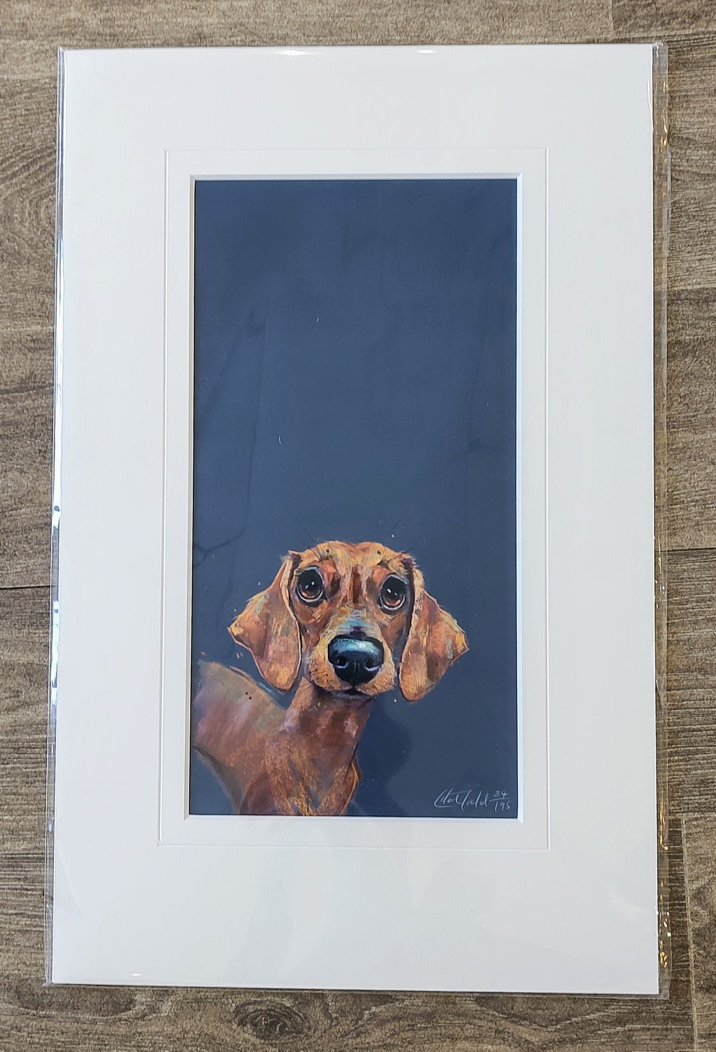 Nicky Litchfield- Sausage, Limited Edition Mounted Print