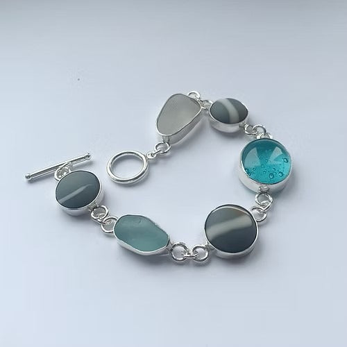 Tracy Chamberlain - Pebble Bracelet, Sterling Silver - Primrose Gallery and Framing 