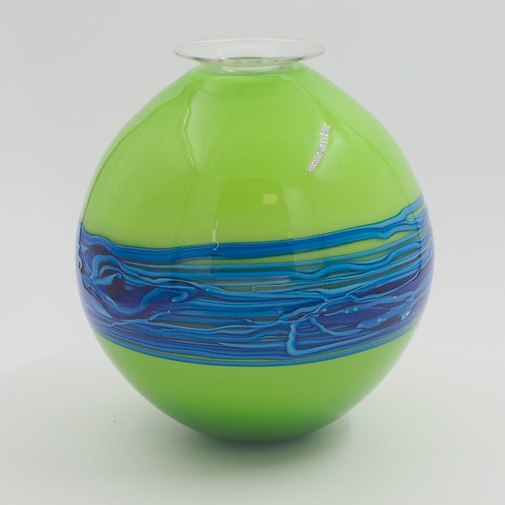 Bob Crooks — Lime Flower Bomb, rotating view