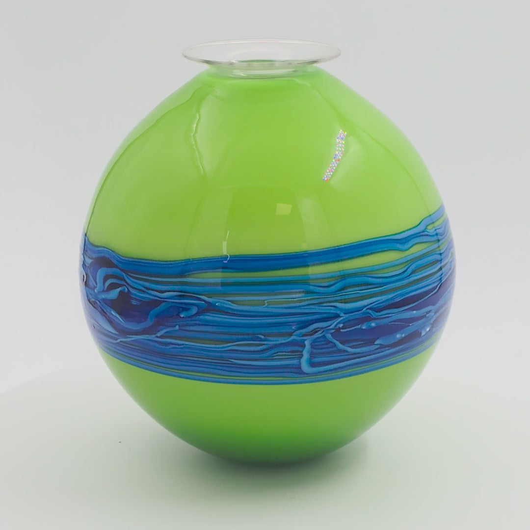Bob Crooks — Lime Flower Bomb, rotating view