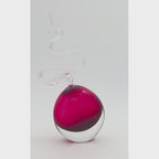 Bob Crooks — Ruby Wave Scent Bottle, rotating view