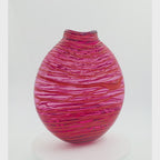 Bob Crooks — Large Round Ruby Bound Vase, rotating view