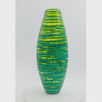 Bob Crooks — Tall Green Bound Vase, rotating view