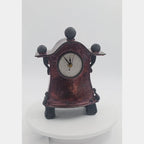 Stonesplitter medium copper a ceramic clock — rotating view