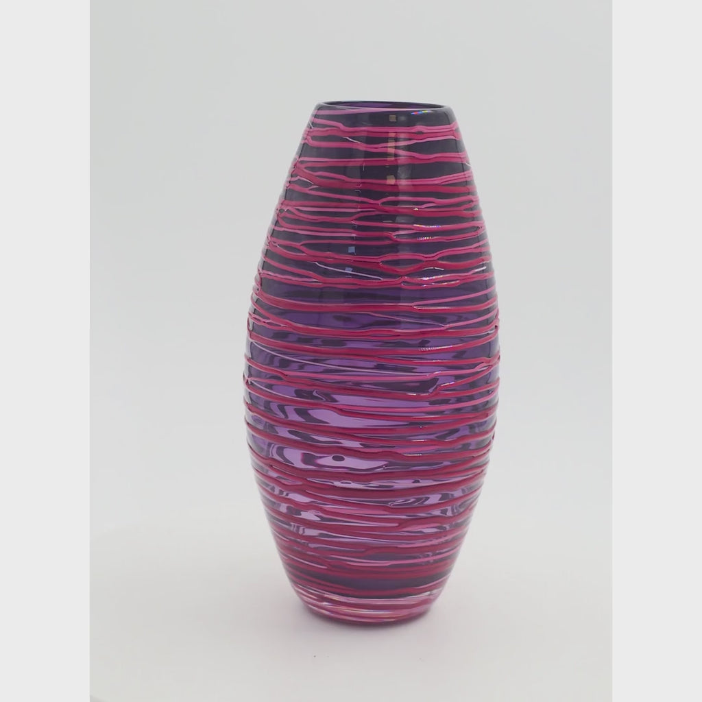 Bob Crooks — Small Purple Bound Vase, rotating view