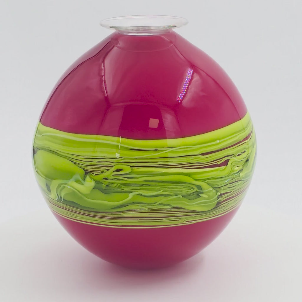 Bob Crooks — Raspberry Flower Bomb, rotating view