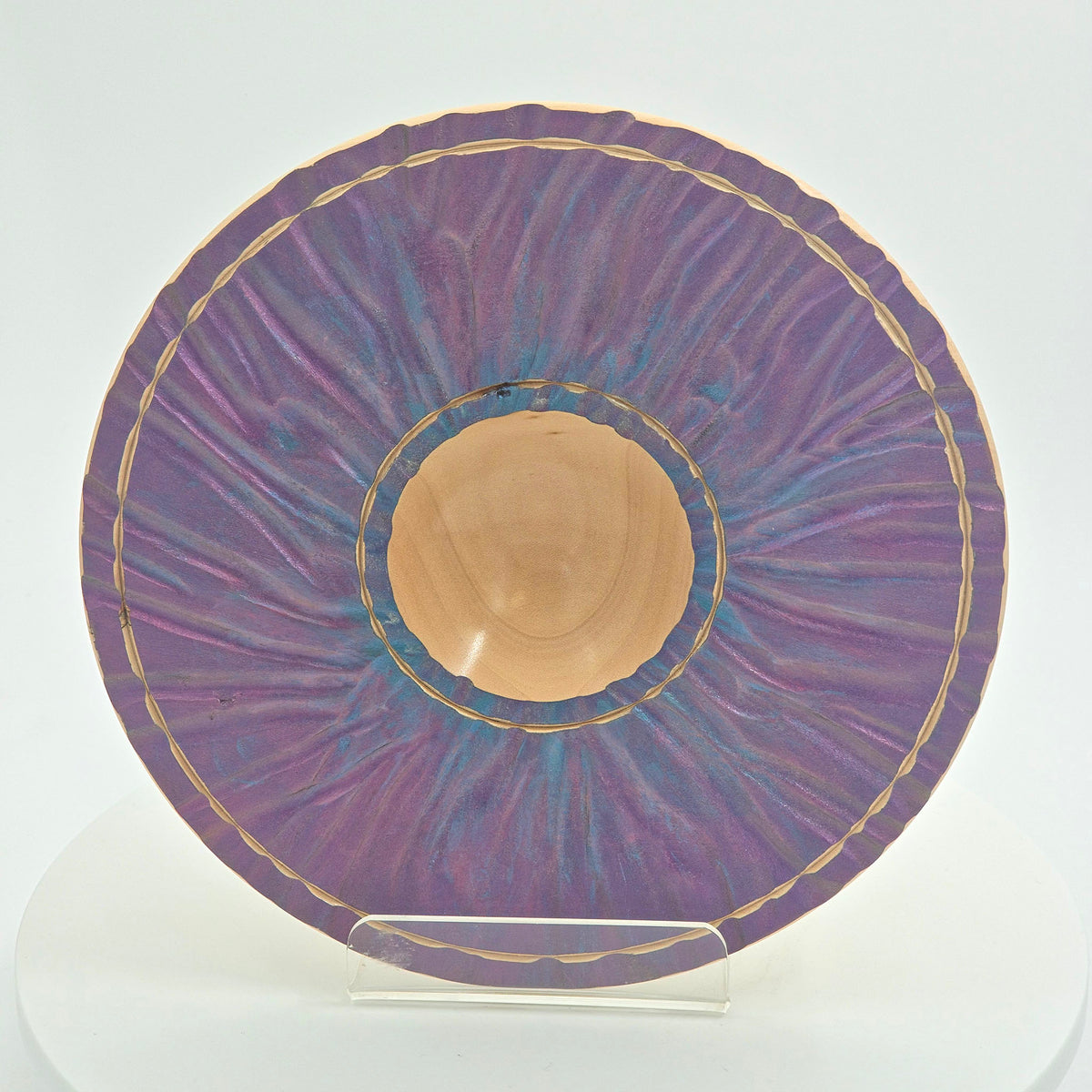 Ravi's Wood Turning - Carved Bowl