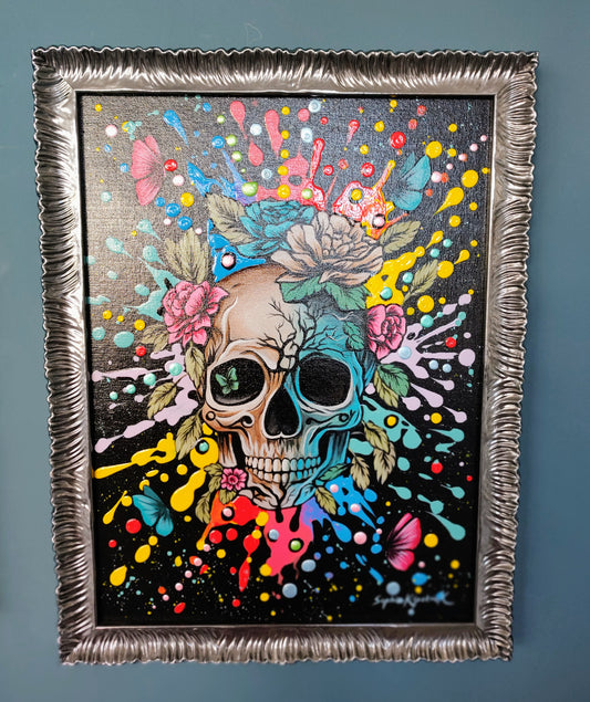 Sophie Bliss Kilpatrick- Out of the Dark, Framed Original Acrylic Painting