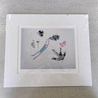 Pauline Wood- Blown, Mounted Mixed Media Printmaking - Primrose Gallery and Framing 